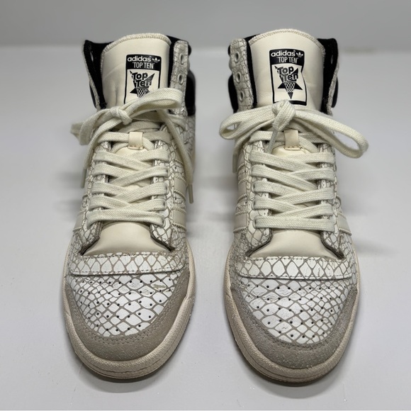 Adidas Top Ten Hi Snakeskin Women’s Size 8 Rare Retro High Top Sneakers - Picture 4 of 16